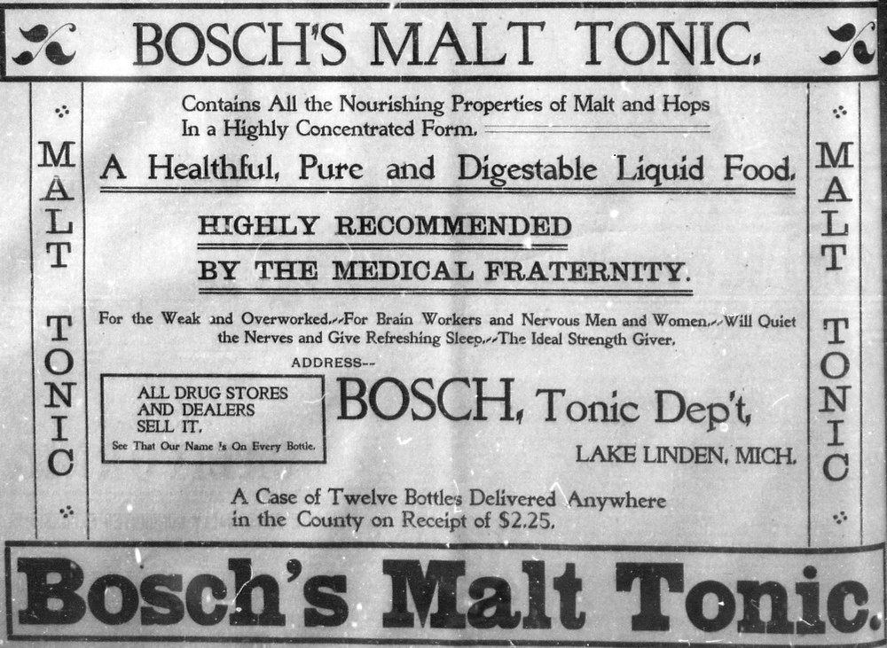 Newspaper ad - <i>The Native Copper Times</i>, 24 Feb 1903